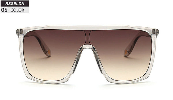 RSSELDN Square Oversized Sunglasses Women Fashion Sun Glasses Lady Bra –  Be@utyF@shion