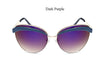 Cat Eye Rimless Brand Designer Fashion Women Sunglasses Lady Female UV400 Sun Glasses metal Frame Hot - Be@utyF@shion