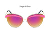 Cat Eye Rimless Brand Designer Fashion Women Sunglasses Lady Female UV400 Sun Glasses metal Frame Hot - Be@utyF@shion