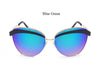 Cat Eye Rimless Brand Designer Fashion Women Sunglasses Lady Female UV400 Sun Glasses metal Frame Hot - Be@utyF@shion