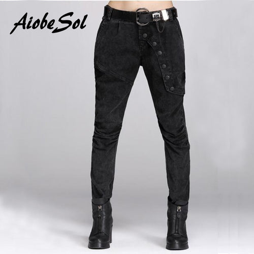 High Quality Spring Autumn Women Black Jeans - Be@utyF@shion
