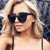 Women Cat Eye Sunglasses Fashion luxury Brand Designer lady female mirror Points Sun Glasses for women lunettes femme quay style - Be@utyF@shion