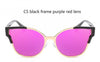 Women Cat Eye Sunglasses Fashion luxury Brand Designer lady female mirror Points Sun Glasses for women lunettes femme quay style - Be@utyF@shion