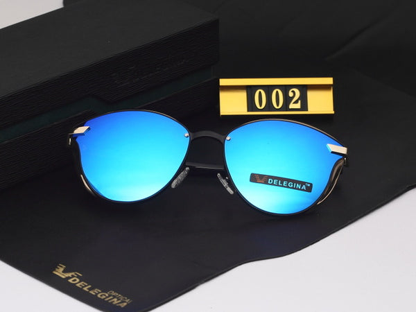 Fashion Female Polarized Sunglasses Women Cat Eye Glases Ladies Sun Glasses Mirror With box oculos de sol BW1935 - Be@utyF@shion