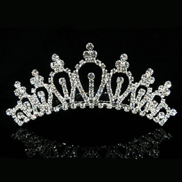 2016 Luxury Wedding Bridal Crystal Tiara Crowns Princess Queen Pageant Prom Rhinestone Tiara Headband Wedding hair accessories - Be@utyF@shion