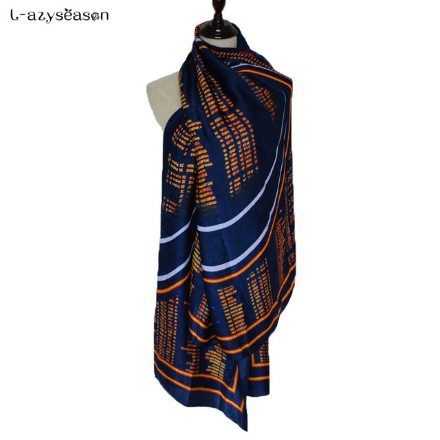 2017 brand silk scarf Cashmere feeling luxury pashmina winter women scarves shawls wraps lady summer beach bandana foulard hijab - Be@utyF@shion