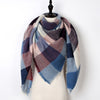 New Warm Winter Scarf Women Shawl Fashion Tartan Cashmere Scarf Luxury Brand Plaid Blanket Scarves Triangle Bufanda Wholesale - Be@utyF@shion