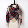 New Warm Winter Scarf Women Shawl Fashion Tartan Cashmere Scarf Luxury Brand Plaid Blanket Scarves Triangle Bufanda Wholesale - Be@utyF@shion