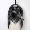 New Warm Winter Scarf Women Shawl Fashion Tartan Cashmere Scarf Luxury Brand Plaid Blanket Scarves Triangle Bufanda Wholesale - Be@utyF@shion