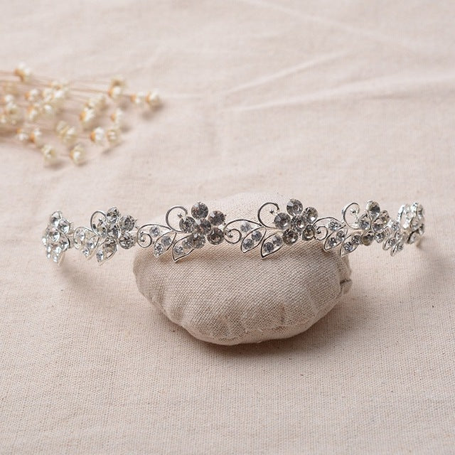 Baroque Luxury Big Rhinestone Bridal Crown Tiaras Light Gold Crystal Diadem Tiara for Bride Headbands Wedding Hair Accessories - Be@utyF@shion