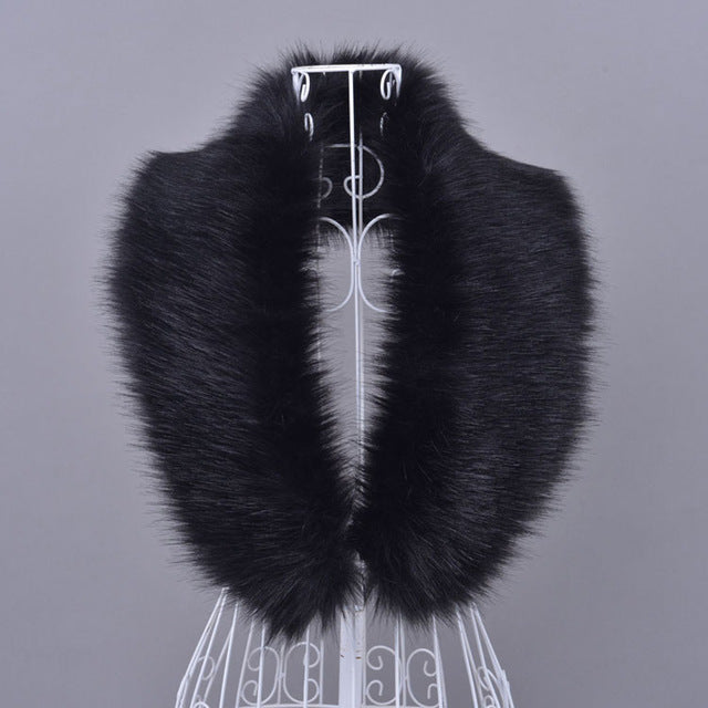 New fashion 84 cm long faux fur collar warm winter scarves - Be@utyF@shion