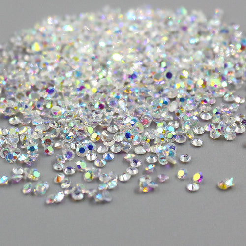 1440pcs/pack 1.3mm Multicolor Zircon Micro crystal rhinestones Mini Nail Art glitter beads for Jewelry DIY, nail art decoration - Be@utyF@shion